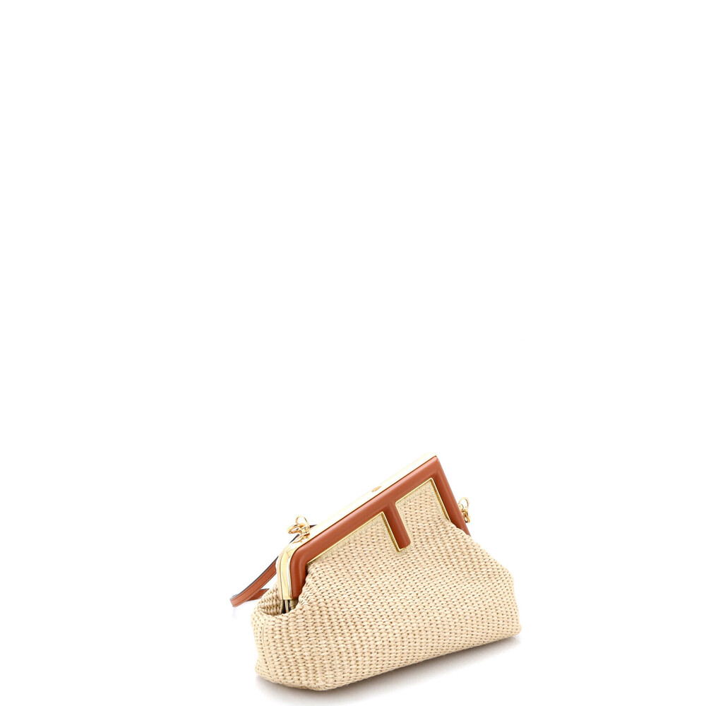 Fendi Small First Bag Raffia - Picture 2 of 5